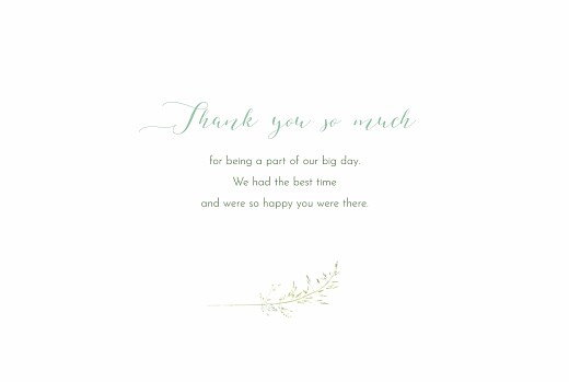 Wedding Thank You Cards Country meadow green - Page 3 Wedding Thank You Cards Country meadow green - Page 3