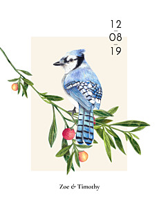 Flora & fauna white vintage wedding invitations Flora & fauna white vintage wedding invitations