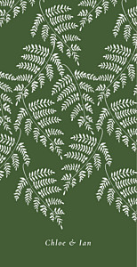 Forever ferns green wedding menus Forever ferns green wedding menus