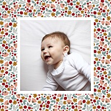 Baby Thank You Cards Seasonal Blossoms Fall
