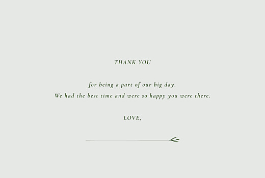 Wedding Thank You Cards Forever ferns (4 pages) green - Page 3 Wedding Thank You Cards Forever ferns (4 pages) green - Page 3