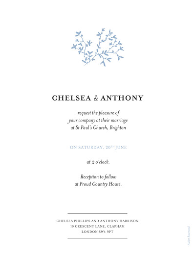 Wedding Invitations Reflections blue - Page 2 Wedding Invitations Reflections blue - Page 2