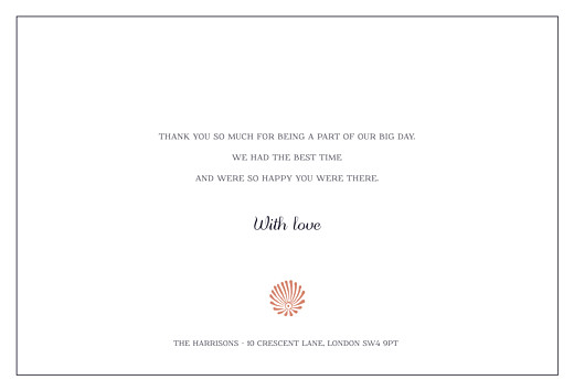 Wedding Thank You Cards Idyllic coral - Page 3 Wedding Thank You Cards Idyllic coral - Page 3