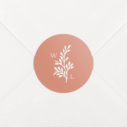 Idyllic Wedding Envelope Stickers - Personalised - Rosemood