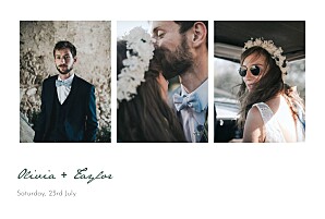 Eucalyptus white rustic wedding thank you cards Eucalyptus white rustic wedding thank you cards