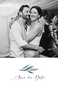 Moonlit meadow blue save the date cards Moonlit meadow blue save the date cards