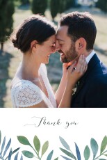 Wedding Thank You Cards Moonlit Meadow Blue