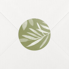 Wedding Envelope Stickers Moonlit Meadow Green
