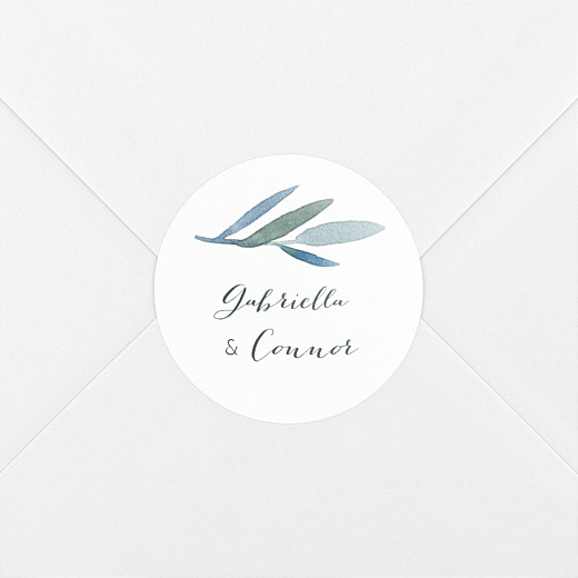 Wedding Stickers Moonlit meadow white - View 2 Wedding Stickers Moonlit meadow white - View 2