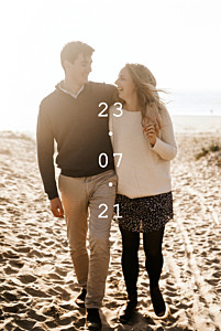 Minimalist white save the date cards Minimalist white save the date cards
