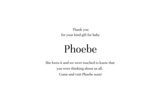 Baby Thank You Cards Modern photo landscape white - Page 3 Baby Thank You Cards Modern photo landscape white - Page 3