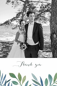 Moonlit meadow blue wedding thank you cards Moonlit meadow blue wedding thank you cards