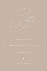 Save The Dates Thread beige Save The Dates Thread beige