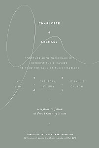 Thread green wedding invitations Thread green wedding invitations