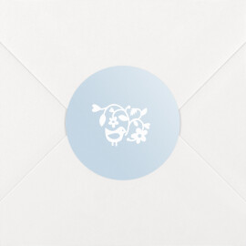 Christening Stickers Pretty Pastel Blue
