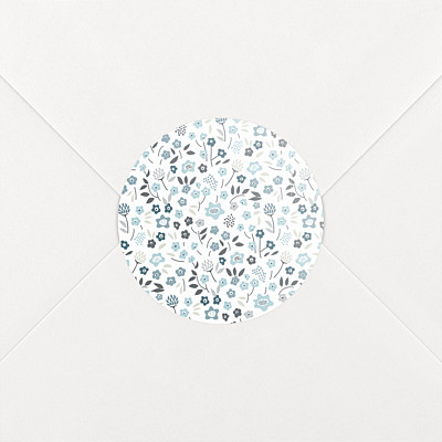 Liberty origami stars blue christening stickers Liberty origami stars blue christening stickers