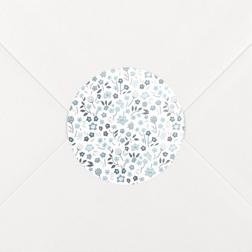 Christening Stickers Liberty Origami Stars Blue - View 1