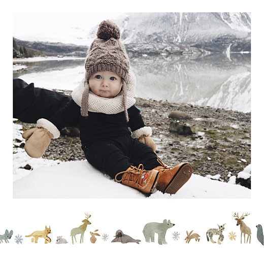 Baby Thank You Cards Tundra (4 pages) white - Page 2 Baby Thank You Cards Tundra (4 pages) white - Page 2