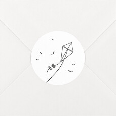 Wedding Envelope Stickers Promise Kite