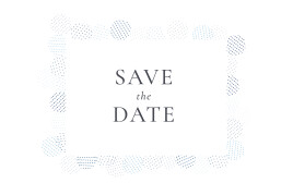 Save The Dates Sequins Blue