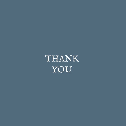 Baby Thank You Cards Baby's breath (foil) blue Baby Thank You Cards Baby's breath (foil) blue