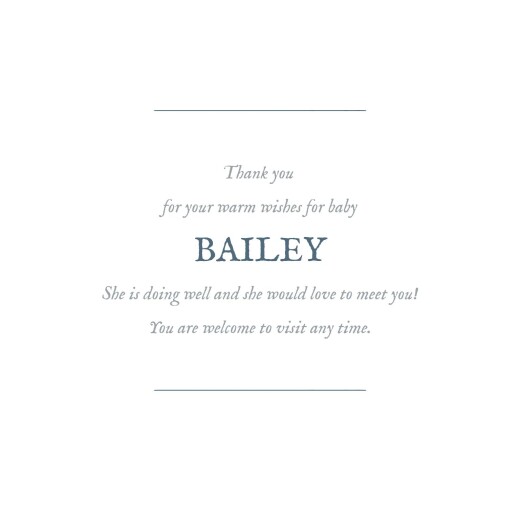 Baby Thank You Cards Baby's breath (foil) blue - Page 3 Baby Thank You Cards Baby's breath (foil) blue - Page 3