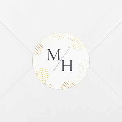 Sequins yellow white wedding stickers Sequins yellow white wedding stickers