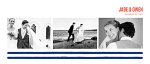 Mariniere navy blue tomoë wedding thank you cards Mariniere navy blue tomoë wedding thank you cards