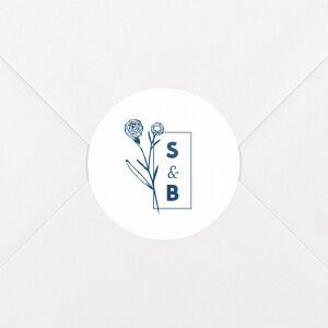 Wedding Envelope Stickers Laure de Sagazan White
