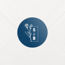 Wedding Envelope Stickers Laure de Sagazan Black