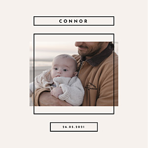 Minimal frame chalk boys baby announcements Minimal frame chalk boys baby announcements