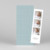 Baby Thank You Cards Scandi squares (bookmark) blue - View 1