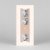 Baby Thank You Cards Lovely heart (bookmark) pink - View 2 Baby Thank You Cards Lovely heart (bookmark) pink - View 2