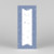 Baby Thank You Cards Elegant foliage (bookmark) blue - View 3 Baby Thank You Cards Elegant foliage (bookmark) blue - View 3