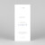 Baby Thank You Cards Elegant foliage (bookmark) blue - View 4 Baby Thank You Cards Elegant foliage (bookmark) blue - View 4