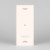 Baby Thank You Cards Lovely heart (bookmark) pink - View 4 Baby Thank You Cards Lovely heart (bookmark) pink - View 4