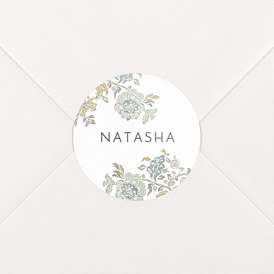 Victorian blossom blue baby stickers Victorian blossom blue baby stickers