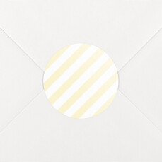 Baby Stickers Pastel Stripes Yellow