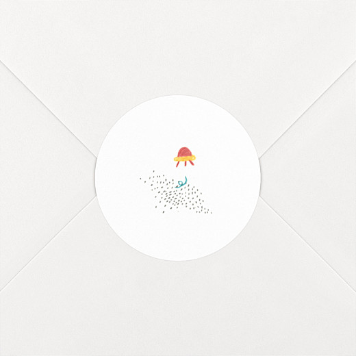 Baby Stickers Once upon a time space white - View 2