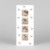 Baby Thank You Cards Bisou by mathilde cabanas (bookmark) red - View 3 Baby Thank You Cards Bisou by mathilde cabanas (bookmark) red - View 3