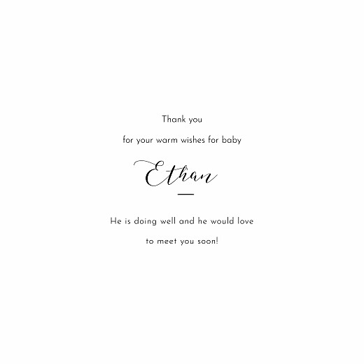 Baby Thank You Cards Tender Moments White - Page 3 Baby Thank You Cards Tender Moments White - Page 3