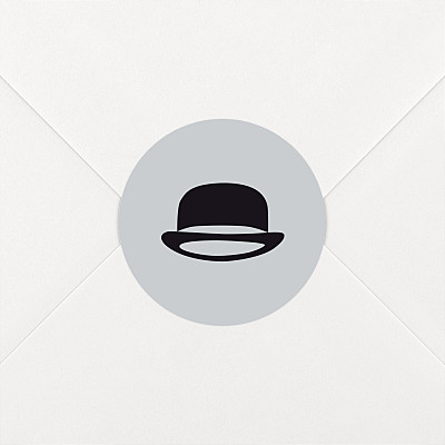 Dandy grey christening stickers Dandy grey christening stickers