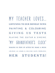 My teacher white posters My teacher white posters