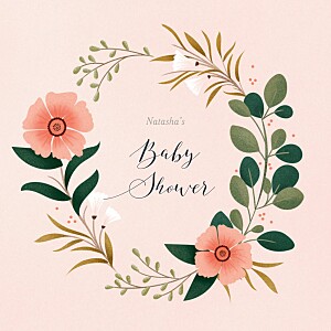 Daphné spring baby shower invitations Daphné spring baby shower invitations