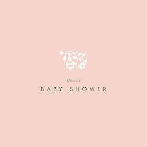 Pretty pastel pink baby shower invitations Pretty pastel pink baby shower invitations