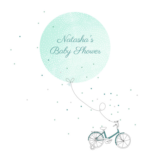 Little Bicycle Baby Shower Invitations Rosemood