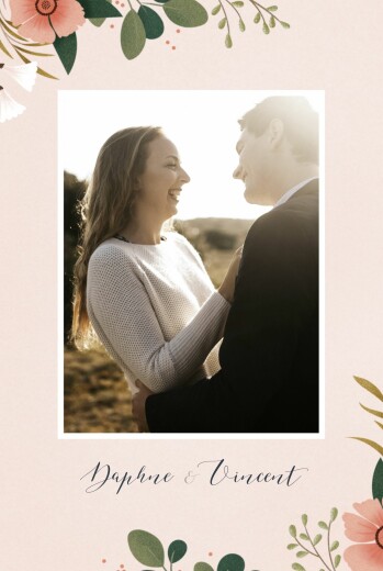 Wedding Invitations Daphne Photo Spring - Front Wedding Invitations Daphne Photo Spring - Front
