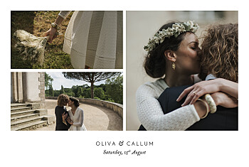 Forever and always white wedding thank you cards Forever and always white wedding thank you cards