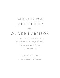 Classic modern white le collectif wedding invitations Classic modern white le collectif wedding invitations