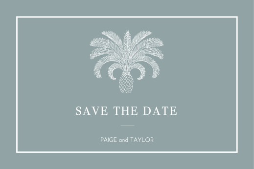 Save The Date Cards Paradise blue Save The Date Cards Paradise blue